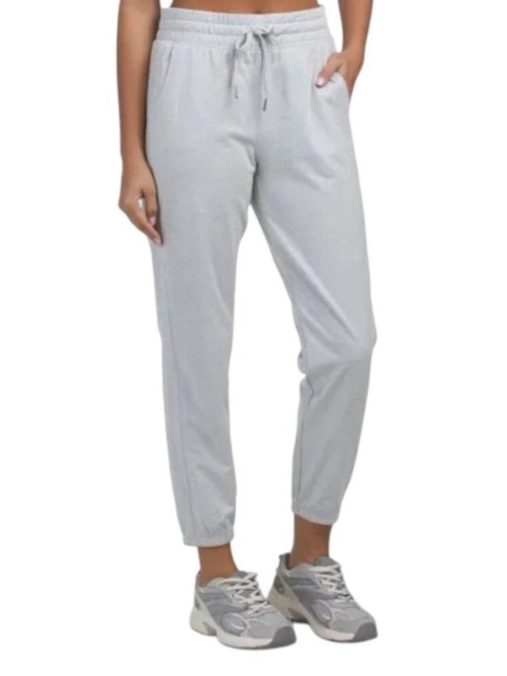YOGALICIOUS NWT Cataronic urban run jogger lt heather gray -large